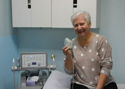 Kunde für Sauerstoffmesotherapie und Sauerstofftherapie, Dana Clinic, Prag 9