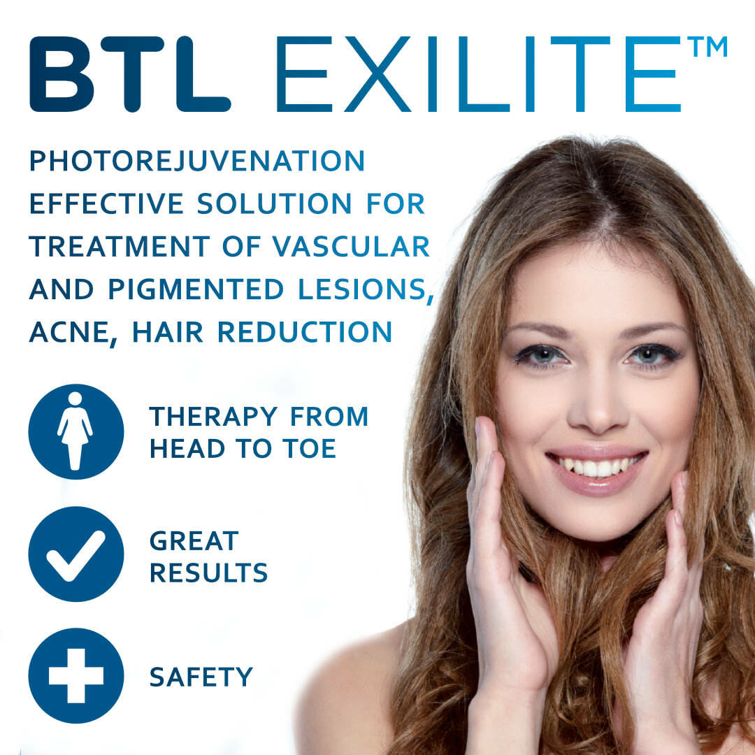 BTL Exilite - Photoepilation, removal of pigmentation, veins and acne, Beauty Studio Dana, Prague 9